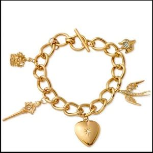 Stella & Dot Gold Charm Bracelet